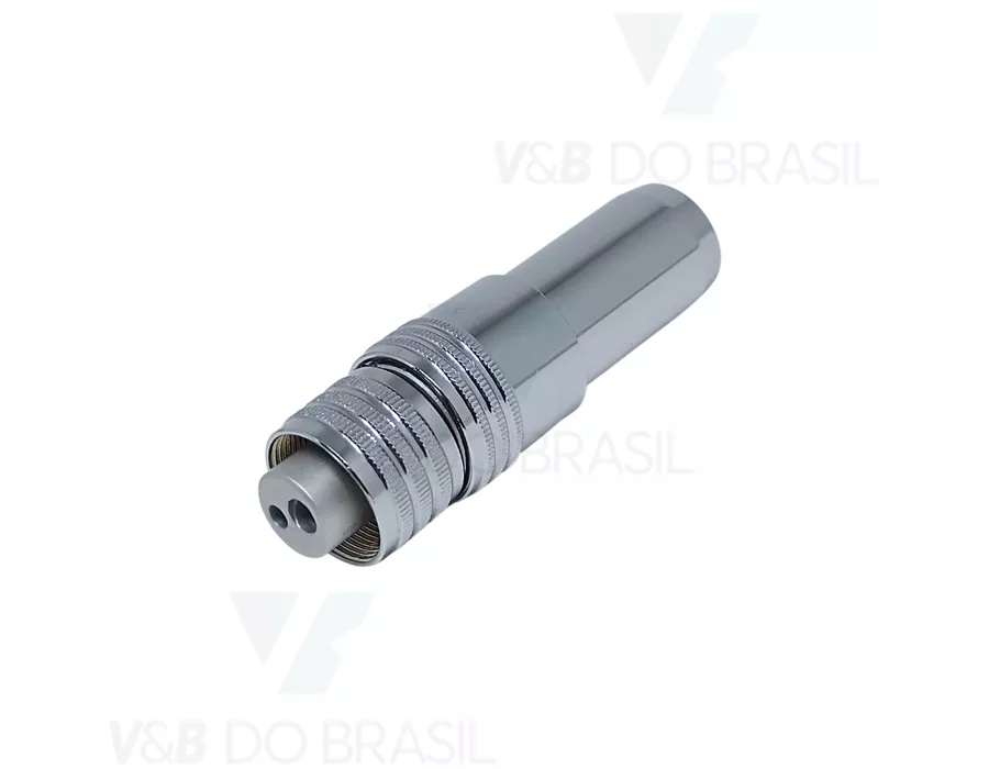 Terminal Triplo Borden Cromado Dabi ( Com Luva De Regulagem)